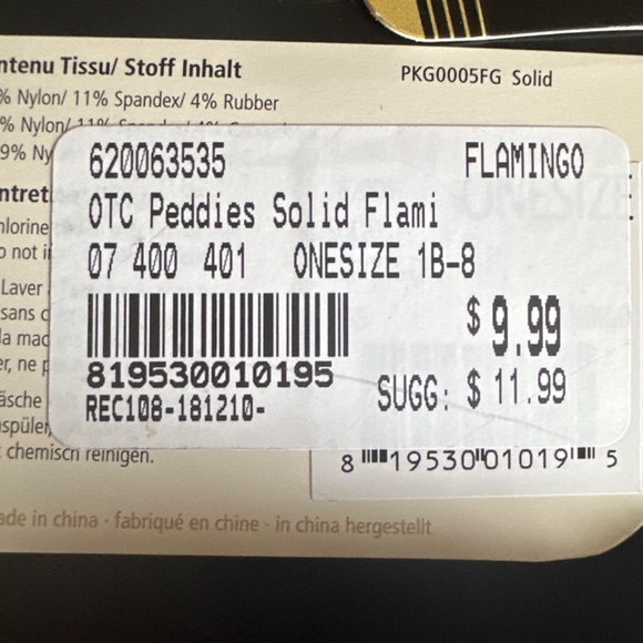 Noble Outfitters Over the Calf Peddies/2Pair - Picture 2 of 2